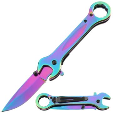 Snake Eye Tactical Wrench Tactical Assist Pocket Knife SE-1103RB