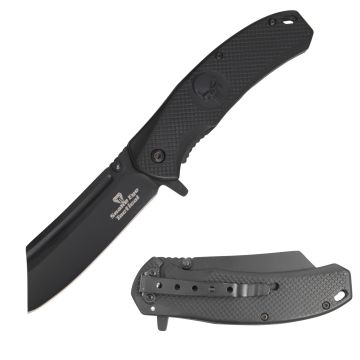 Snake Eye Tactical All Black Spring Assist Knife SE-1104BK