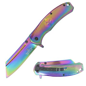 Snake Eye Tactical Ti Coated Spring Assist Knife SE-1104RB