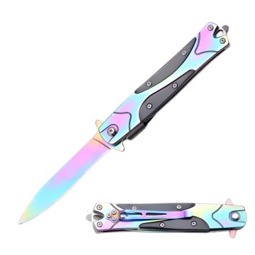 Snake Eye Tactical Stiletto Spring Assist Knife SE-1112BP