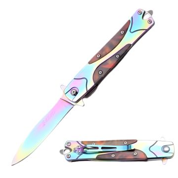 Snake Eye Tactical Stiletto Spring Assist Knife SE-1112BR