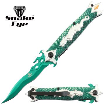 Snake Eye Tactical Spring Assist Knife Collection - SE-121GN