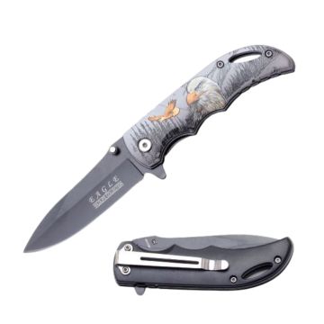 Snake Eye Tactical Wild Life Spring Assist Folding Knife SE-1302EA