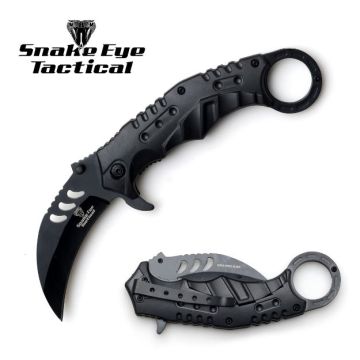 Snake Eye Tactical Karambit Tactical Spring Assist SE-1345BK