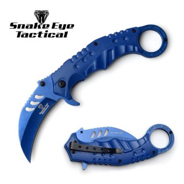 Snake Eye Tactical Karambit Tactical Spring Assist SE-1345BLBL