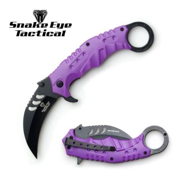 Snake Eye Tactical Karambit Tactical Spring Assist SE-1345PE