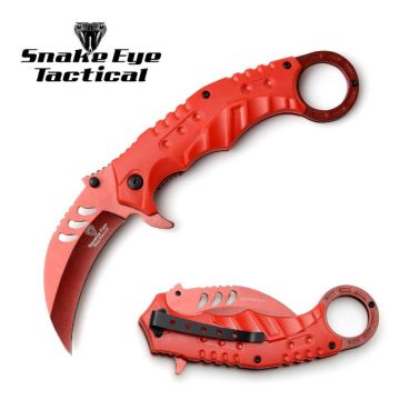 Snake Eye Tactical Karambit Tactical Spring Assist SE-1345RDRD