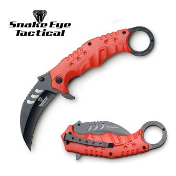 Snake Eye Tactical Karambit Tactical Spring Assist SE-1345RD