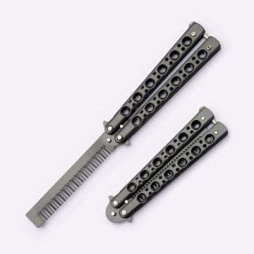 Snake Eye Tactical Practice Comb Butterfly Knife SE-1376BK