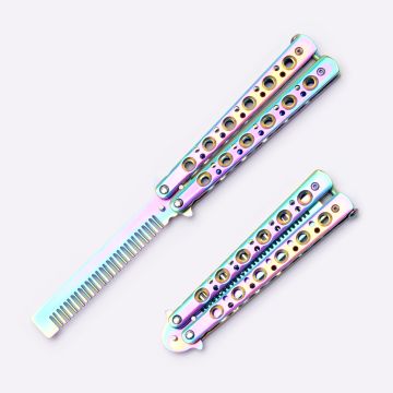 Snake Eye Tactical Practice Comb Butterfly Knife SE-1376RB