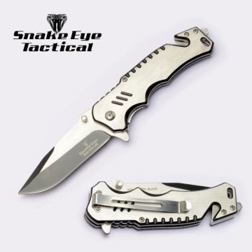 Snake Eye Tactical Rescue Style Spring Assist Knife SE-1385BS