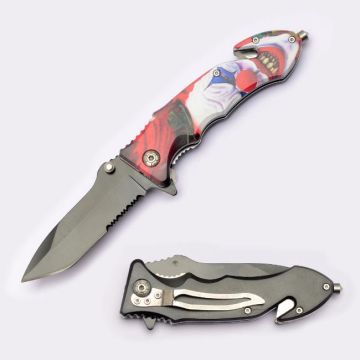 Snake Eye Tactical Rescue Style Spring Assist Knife SE-1400J1