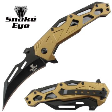 Snake Eye Tactical Karambit Spring Assist Knife - SE-179DS
