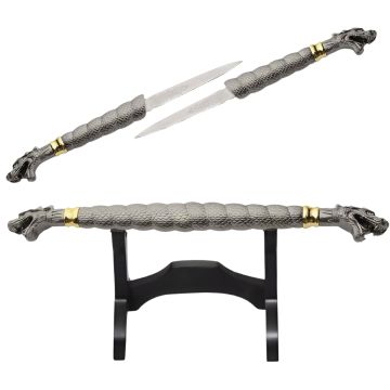 Twin Dragon Dagger With Stand SE-2332S
