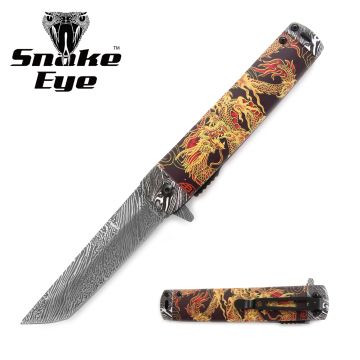Snake Eye Tactical Assist Pocket Knife SE-5052DG01-A