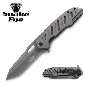 Snake Eye Tactical Spring Assist Pocket Knife SE-5057GR