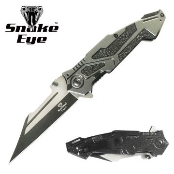Snake Eye Tactical Spring Assist Pocket Knife SE-5086GY