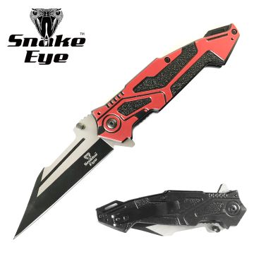 Snake Eye Tactical Spring Assist Pocket Knife SE-5086RD