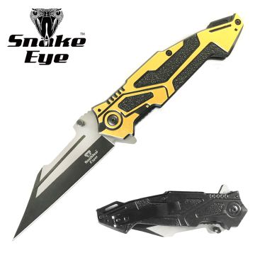Snake Eye Tactical Spring Assist Pocket Knife SE-5086YL