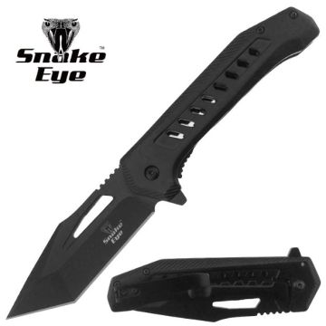 Snake Eye Tactical Spring Assist Heavy Duty Pocket Knife SE-5264BK