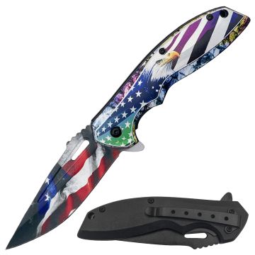 Snake Eye Tactical Spring Assist Folding Knife SE-5324-4