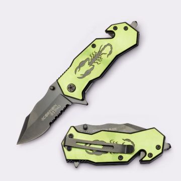 Heavy Duty Rescue Style Action Assist Knife SE-901SGN