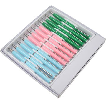 12pc Pen Letter Opener Knives Mix Colors SE-947E