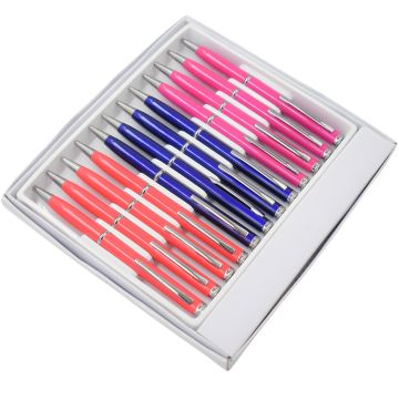 12pc Pen Letter Opener Knives Mix Colors SE-947G