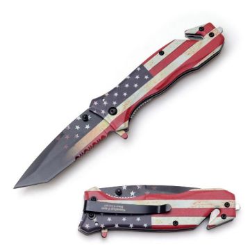 Snake Eye Tactical Rescue Spring Assist Knife SE-955USA