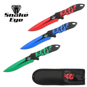 Snake Eye Tactical 3PC Throwing Knives Set - SE-TK7-2