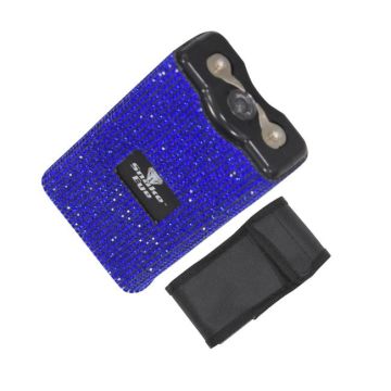 Snake Eye Tactical Blue Rhinestone Bling Stun Gun ST-100BBL