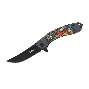 Fantasy ABS Handle Spring Assist Folding Knife T271210-1