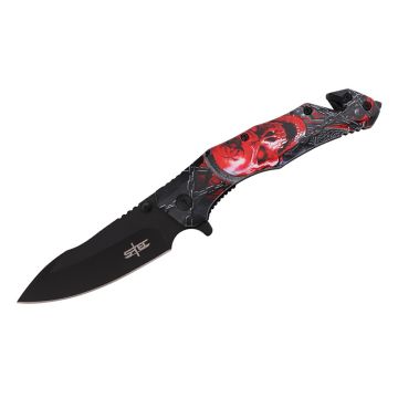 Rescue Style ABS Handle Spring Assist Folding Knife T271213-2