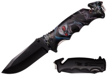 Rescue Style ABS Handle Spring Assist Folding Knife T271634-18