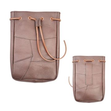 Medieval Warrior Handmade Real Leather Patchwork Bag TC-0928BR-L