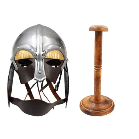 Medieval Warrior Barbarian Helmet With Stand TC-300366