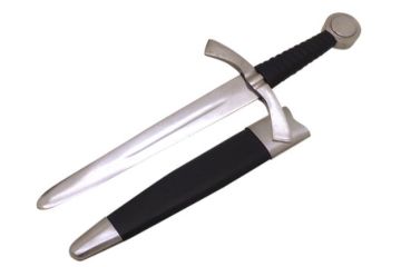 Medieval Knight Dagger 17" Overall with Scabbard.