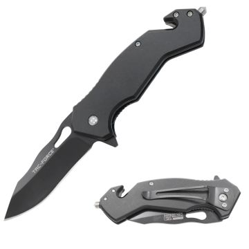 TAC-FORCE Rescue Style Spring Assist Knife TF-903BKL