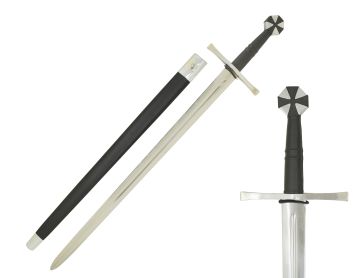 Medieval Warrior Tempered Steel Teutonic Crusader Sword