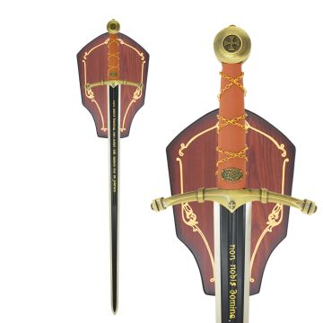 Medieval Warrior Fantasy Sword with Display Plaque - SW-601