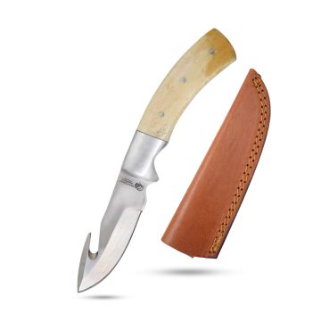 Wild Turkey Handmade Full Tang Fix Blade Gut Hook Knife WT-4032BN
