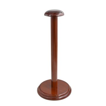 Medieval Warrior Round Base Wooden Helmet Stand TC-2299