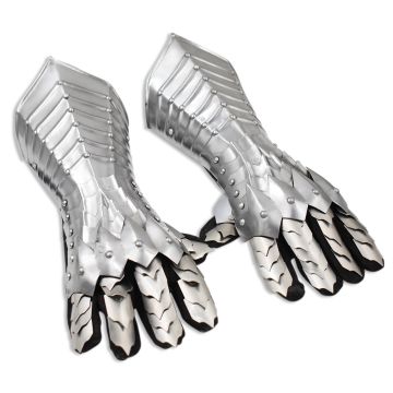 Medieval Warrior Gothic Knight Style Gauntlets Armor Gloves TC-60104-GY