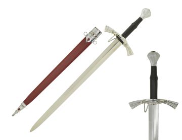 Medieval Warrior Full Tang Early 16th C German Oil Tempered Wallace Sword ICS-099