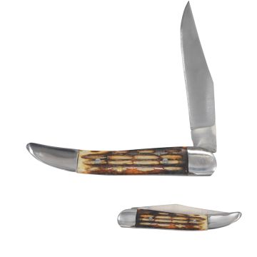 Wild Turkey Handmade Tooth-Pick Bikers Manual Folding Knife WT-1BBN