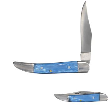 Wild Turkey Handmade Tooth-Pick Bikers Manual Folding Knife WT-1BL