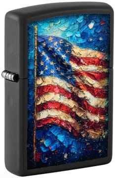 Painted Flag Design Zippo Lighter - ZP-46718