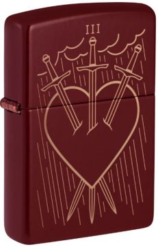 Three of Swords Design Zippo Lighter - ZP-46723