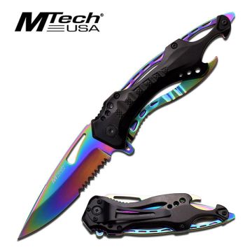 MTECH USA MT-705RB TACTICAL FOLDING KNIFE 4.5" CLOSED