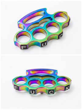 Heavy Buckle Knuckles & Paperweight – F***K Design SE-1055RB